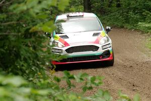 Lucy Block / Michelle Miller Ford Fiesta Rally3 on SS1, Crossroads I.