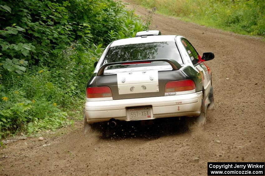 Chris Barribeau / Alex Ferencz Subaru Impreza RS on SS1, Crossroads I.