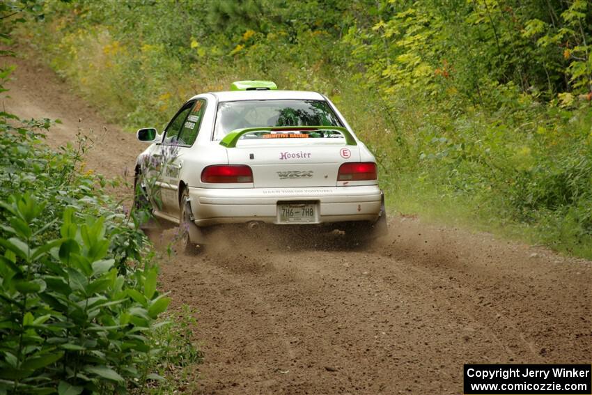 Jordon Haberer / Drew Staples Subaru Impreza on SS1, Crossroads I.