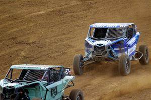 Gregoire Michaud's and Ben Maier's Can-Am Maverick X3s