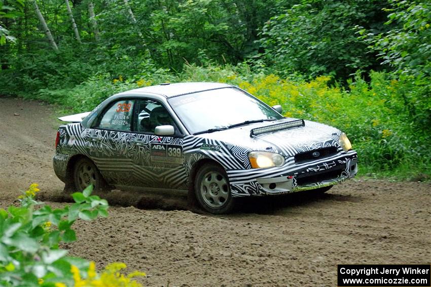 David Peretz / Brandon Panek Subaru Impreza 2.5RS on SS5, Crossroads II.