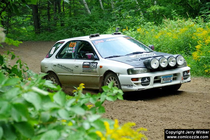 Aidan Hicks / John Hicks Subaru Impreza Wagon on SS5, Crossroads II.