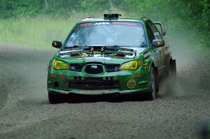 Dave Carapetyan / John Hall Subaru WRX STi on SS8, Refuge II.