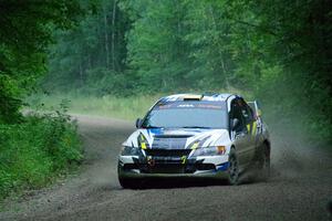Klim Fedoff / Oscar Romero Mitsubishi Lancer Evo IX on SS8, Refuge II.