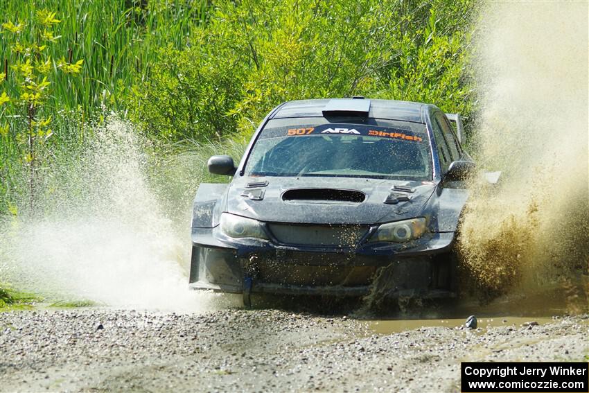Daryl Bergen / Calvin Bergen Subaru WRX STi on SS12, Height o' Land II.