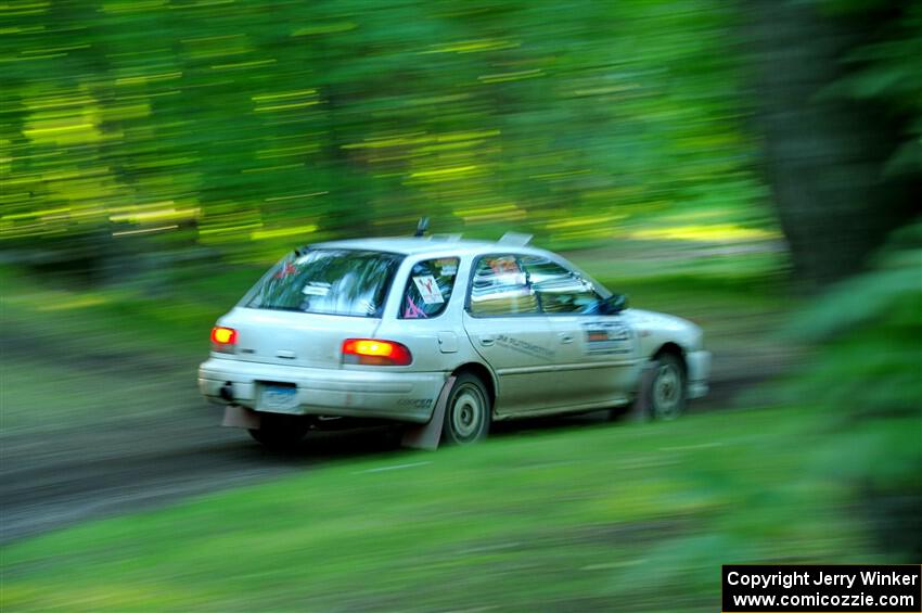 Aidan Hicks / John Hicks Subaru Impreza Wagon on SS16, Soo Pass East II.