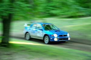 Kristen Tabor / Jan Tabor Subaru WRX on SS16, Soo Pass East II.