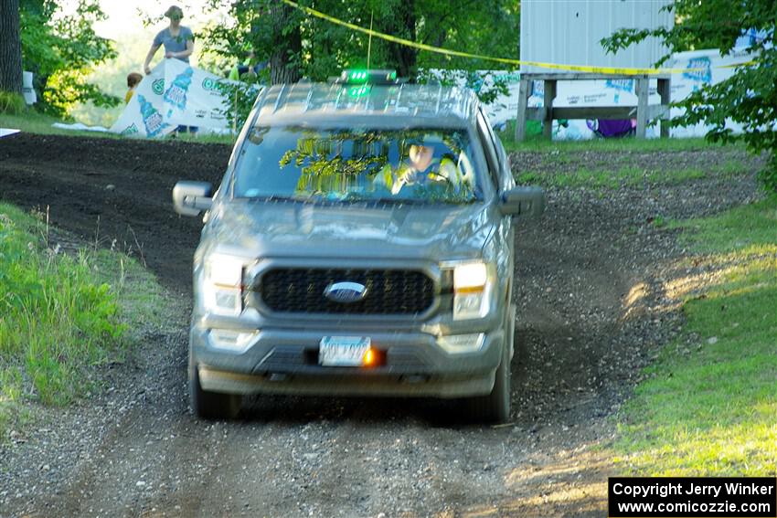 A Ford F-150 sweeps SS16, Soo Pass East II.