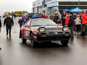 The late Al Dantes, Jr. Mazda RX-7 LS pulls up to the ceremonial start.