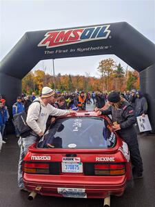 Drivers leave signatures and memories on the Al Dantes, Jr. Mazda RX-7 LS.