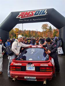 Drivers leave signatures and memories on the Al Dantes, Jr. Mazda RX-7 LS.