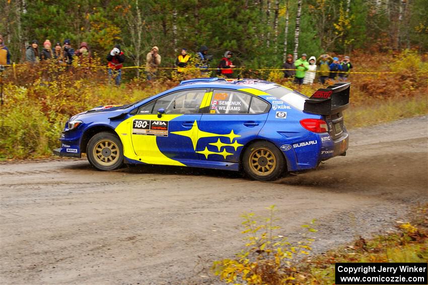 Brandon Semenuk / Keaton Williams Subaru WRX STi on SS1, Passmore North I.