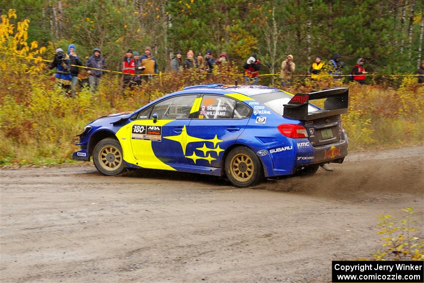 Brandon Semenuk / Keaton Williams Subaru WRX STi on SS1, Passmore North I.