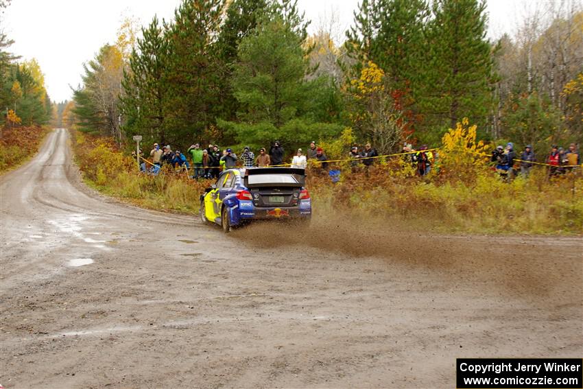 Brandon Semenuk / Keaton Williams Subaru WRX STi on SS1, Passmore North I.