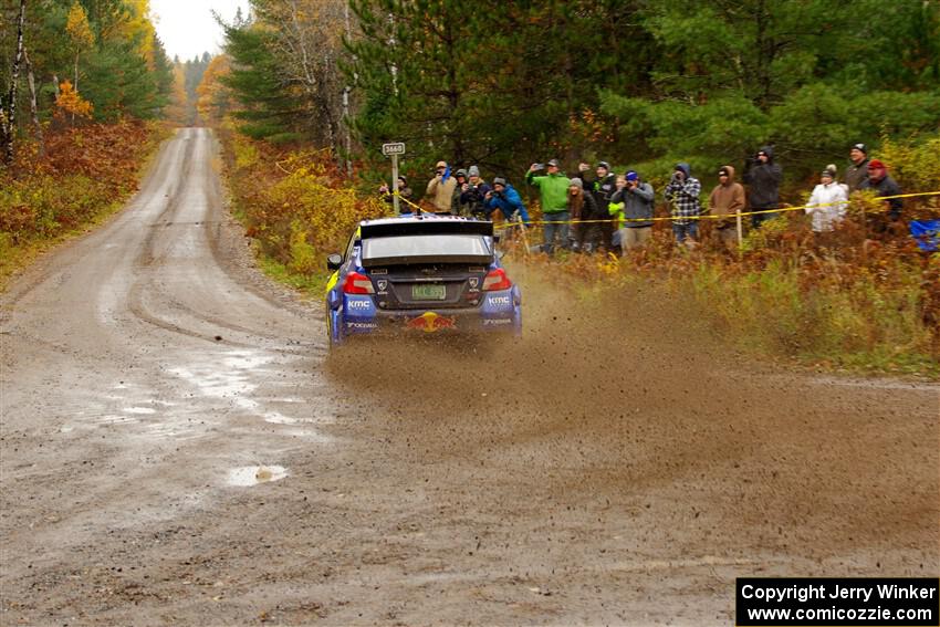 Brandon Semenuk / Keaton Williams Subaru WRX STi on SS1, Passmore North I.