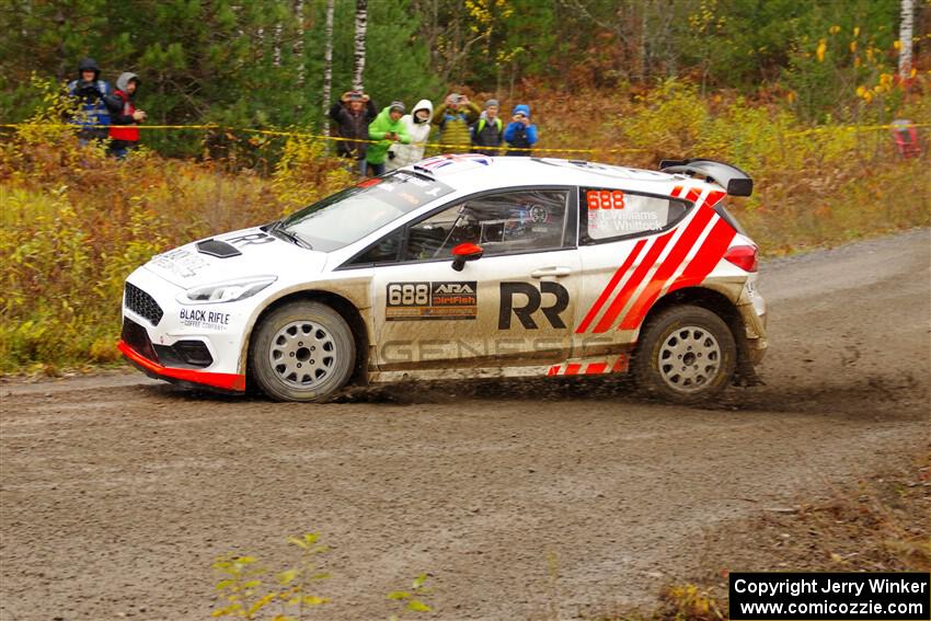 Tom Williams / Ross Whittock Ford Fiesta Rally2 on SS1, Passmore North I.