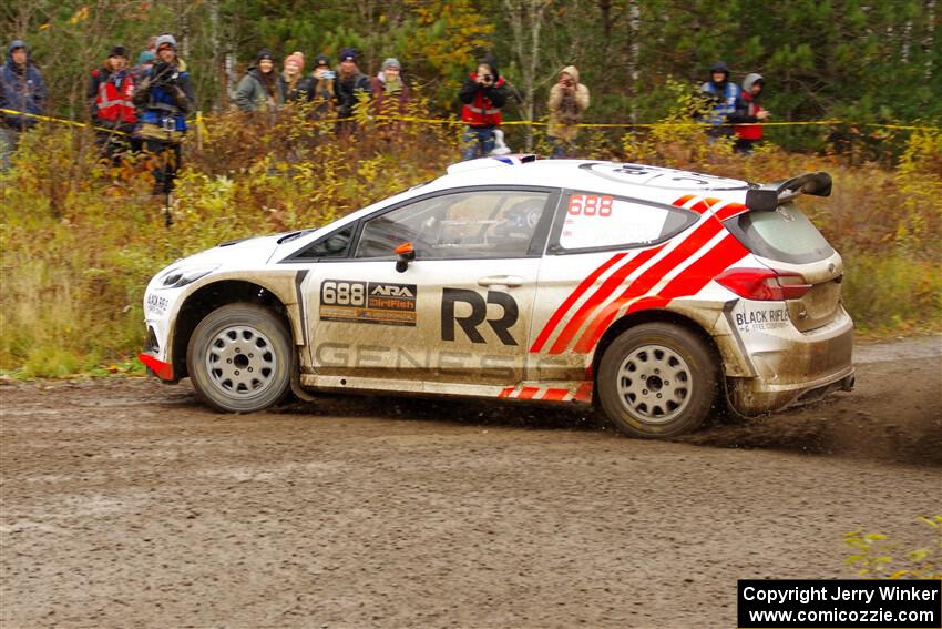 Tom Williams / Ross Whittock Ford Fiesta Rally2 on SS1, Passmore North I.