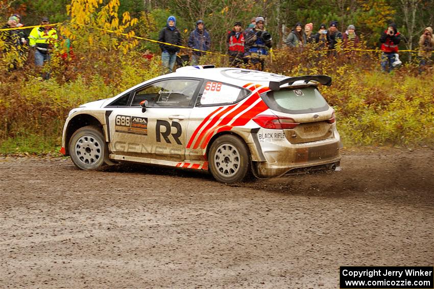 Tom Williams / Ross Whittock Ford Fiesta Rally2 on SS1, Passmore North I.