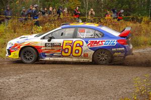 Jeff Seehorn / Aris Mantopoulos Subaru WRX STi on SS1, Passmore North I.