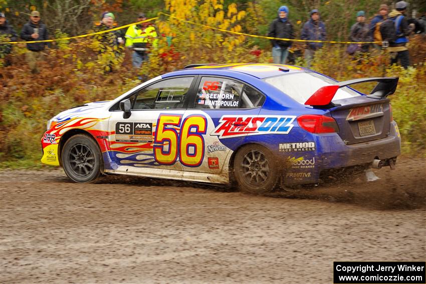 Jeff Seehorn / Aris Mantopoulos Subaru WRX STi on SS1, Passmore North I.