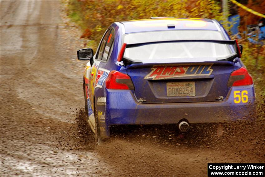 Jeff Seehorn / Aris Mantopoulos Subaru WRX STi on SS1, Passmore North I.