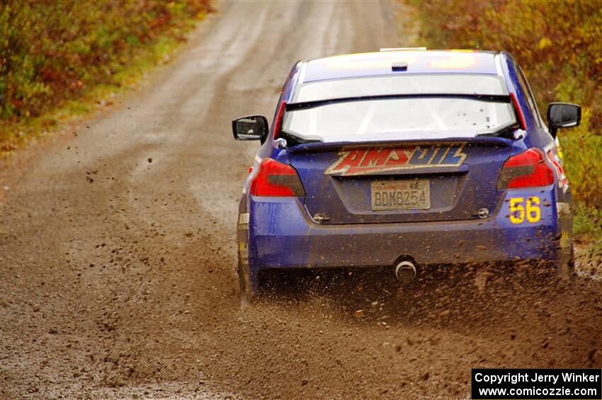 Jeff Seehorn / Aris Mantopoulos Subaru WRX STi on SS1, Passmore North I.