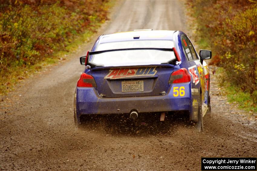 Jeff Seehorn / Aris Mantopoulos Subaru WRX STi on SS1, Passmore North I.