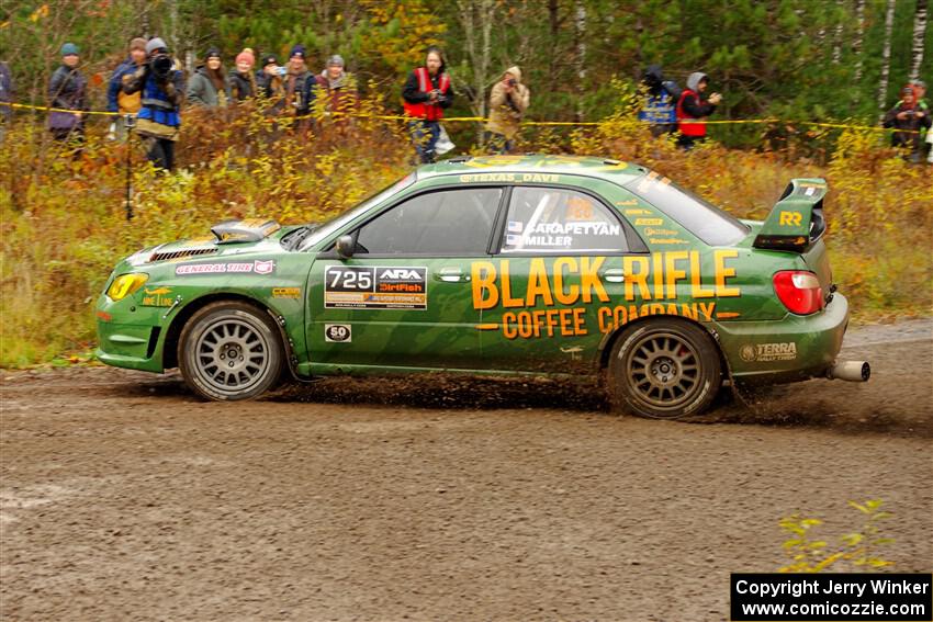 Dave Carapetyan / K.J. Miller Subaru WRX STi on SS1, Passmore North I.