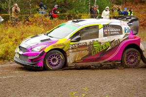 Patrick Gruszka / Florian Barral Mitsubishi Mirage RS on SS1, Passmore North I.