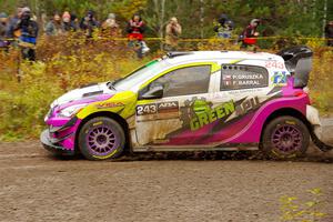 Patrick Gruszka / Florian Barral Mitsubishi Mirage RS on SS1, Passmore North I.