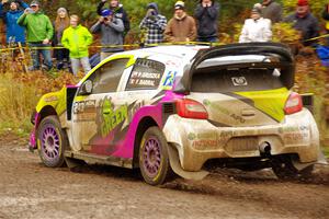 Patrick Gruszka / Florian Barral Mitsubishi Mirage RS on SS1, Passmore North I.