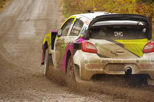 Patrick Gruszka / Florian Barral Mitsubishi Mirage RS on SS1, Passmore North I.