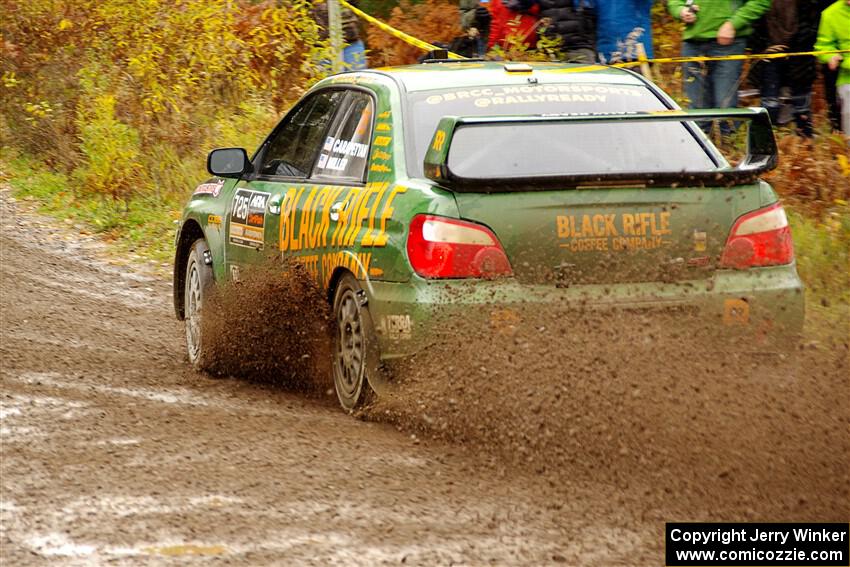 Dave Carapetyan / K.J. Miller Subaru WRX STi on SS1, Passmore North I.