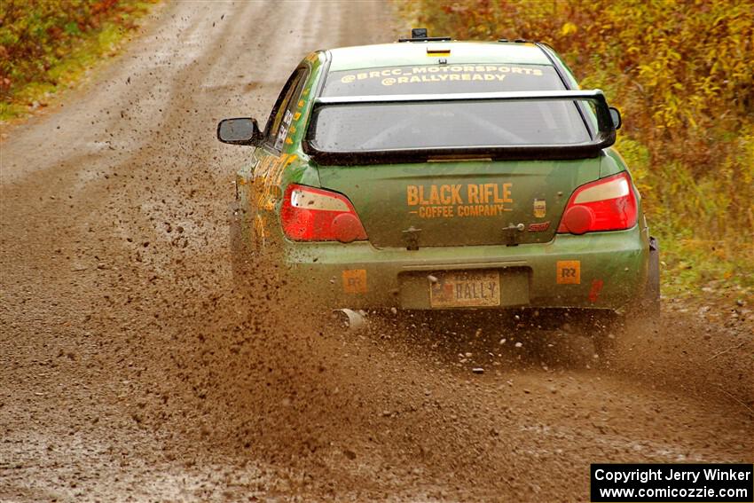 Dave Carapetyan / K.J. Miller Subaru WRX STi on SS1, Passmore North I.