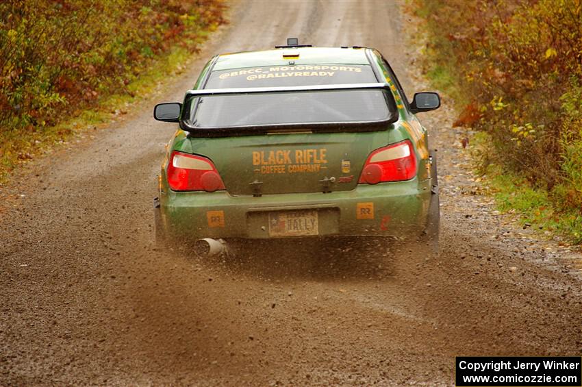 Dave Carapetyan / K.J. Miller Subaru WRX STi on SS1, Passmore North I.