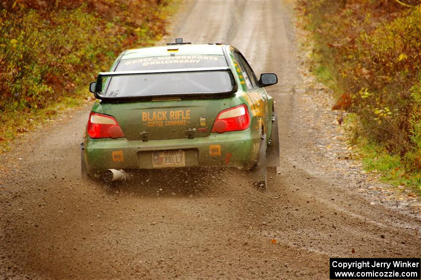 Dave Carapetyan / K.J. Miller Subaru WRX STi on SS1, Passmore North I.