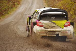 Patrick Gruszka / Florian Barral Mitsubishi Mirage RS on SS1, Passmore North I.
