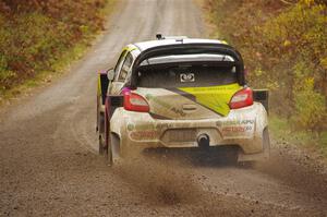 Patrick Gruszka / Florian Barral Mitsubishi Mirage RS on SS1, Passmore North I.