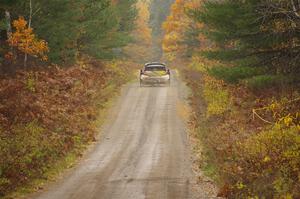 Patrick Gruszka / Florian Barral Mitsubishi Mirage RS on SS1, Passmore North I.