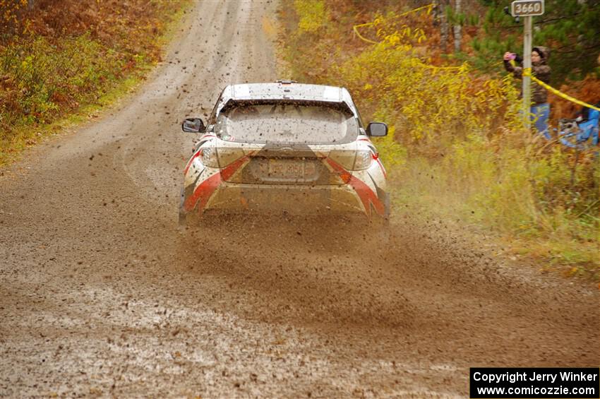 Grzegorz Bugaj / Ela Dziubanski Subaru WRX STi on SS1, Passmore North I.