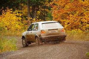 Mark Rokus / Tabitha Lohr VW GTI on SS3, Bob Lake I.
