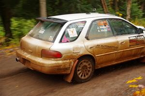 Aidan Hicks / John Hicks Subaru Impreza Wagon on SS3, Bob Lake I.