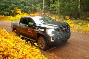 A GMC Sierra pickup sweeps SS3, Bob Lake I.