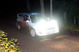 Tyler Matalas / Dustin Sharkozy Subaru Impreza LX on SS7, Bob Lake II.