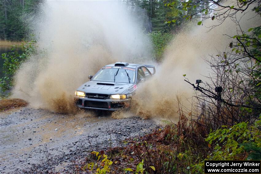 Dylan Gondyke / Sara Nonack Subaru Impreza on SS9, Nestoria-Herman.