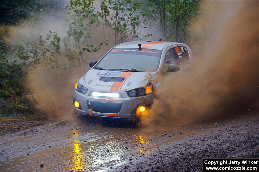 Matt Hoffman / Matt Pionk Chevy Sonic RS on SS9, Nestoria-Herman.