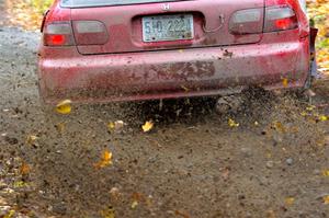 Vivian Campbell / Michael Hordijk Honda Civic on SS12, Trouble I.
