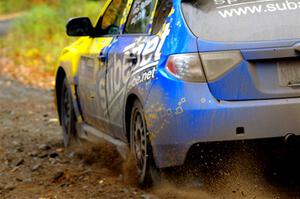 Scott Putnam / Dylan Duffy Subaru WRX STi on SS12, Trouble I.