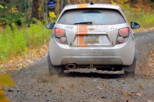 Matt Hoffman / Matt Pionk Chevy Sonic RS on SS12, Trouble I.
