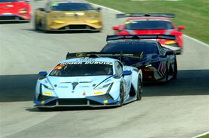 Joel Miller's and Billy Johnson's Lamborghini Huracán LP 620-2 Super Trofeo Evo2s